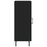 vidaXL Komoda čierna 34,5x34x90 cm spracované drevo – Obrázok 7