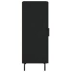 vidaXL Komoda čierna 34,5x34x90 cm spracované drevo – Obrázok 7