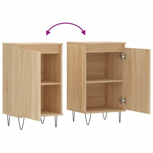 vidaXL Komody 2 ks dub sonoma 40x35x70 cm kompozitné drevo – Obrázok 10