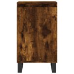 vidaXL Komoda dymový dub 40x35x70 cm kompozitné drevo – Obrázok 5