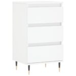 vidaXL Komoda biela 40x35x70 cm kompozitné drevo – Obrázok 2