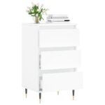 vidaXL Komoda biela 40x35x70 cm kompozitné drevo – Obrázok 4