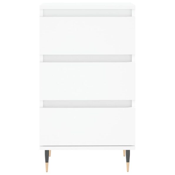 vidaXL Komoda biela 40x35x70 cm kompozitné drevo – Obrázok 5