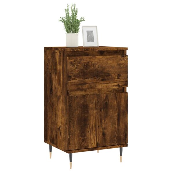 vidaXL Komody 2 ks dymový dub 40x35x70 cm kompozitné drevo – Obrázok 3