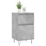 vidaXL Komody 2 ks betónovo sivé 40x35x70 cm kompozitné drevo – Obrázok 3
