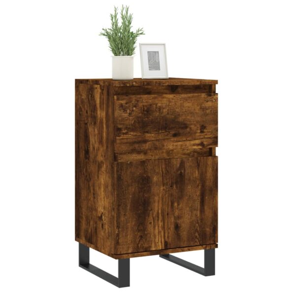 vidaXL Komoda dymový dub 40x35x70 cm kompozitné drevo – Obrázok 3