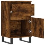 vidaXL Komoda dymový dub 40x35x70 cm kompozitné drevo – Obrázok 6