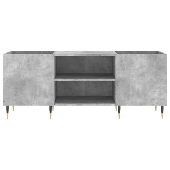 vidaXL Skrinka na platne betónovosivá 121x38x48 cm kompozitné drevo – Obrázok 4