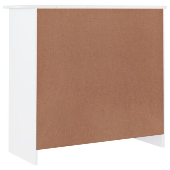 vidaXL Komoda ALTA, biela 77x35x73 cm, borovicový masív – Obrázok 6