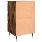 vidaXL Nočné stolíky 2 ks dymový dub 40x35x69 cm kompozitné drevo – Obrázok 8