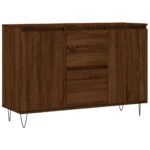 vidaXL Komoda hnedý dub 104x35x70 cm kompozitné drevo – Obrázok 2