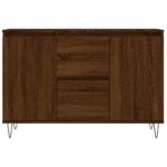 vidaXL Komoda hnedý dub 104x35x70 cm kompozitné drevo – Obrázok 5