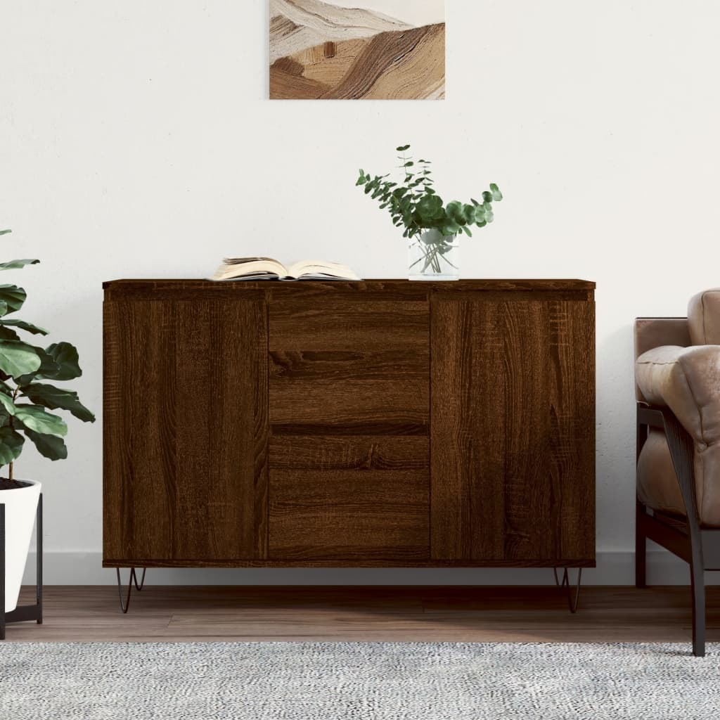 VXL8720845907907_m_en_hd_1.jpg vidaXL Komoda hnedý dub 104x35x70 cm kompozitné drevo – Obrázok 1