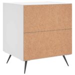 vidaXL Nočný stolík biely 40x35x47,5 cm kompozitné drevo – Obrázok 6