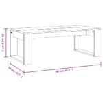 vidaXL Konferenčný stolík biely 102x50x35 cm kompozitné drevo – Obrázok 9