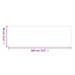 vidaXL Koberec behúň sivý 60x180 cm – Obrázok 6
