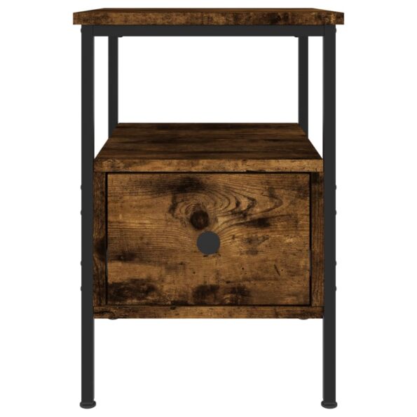 vidaXL Nočné stolíky 2 ks dymový dub 34x36x50 cm kompozitné drevo – Obrázok 7
