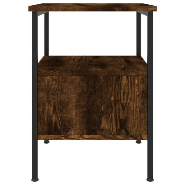 vidaXL Nočné stolíky 2 ks dymový dub 34x36x50 cm kompozitné drevo – Obrázok 8