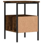 vidaXL Nočné stolíky 2 ks dymový dub 34x36x50 cm kompozitné drevo – Obrázok 9