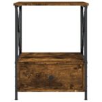 vidaXL Nočné stolíky 2 ks, tmavý dub 50x41x65 cm, kompozitné drevo – Obrázok 6