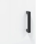 vidaXL Stôl lesklý biely 140x50x75 cm spracované drevo – Obrázok 9