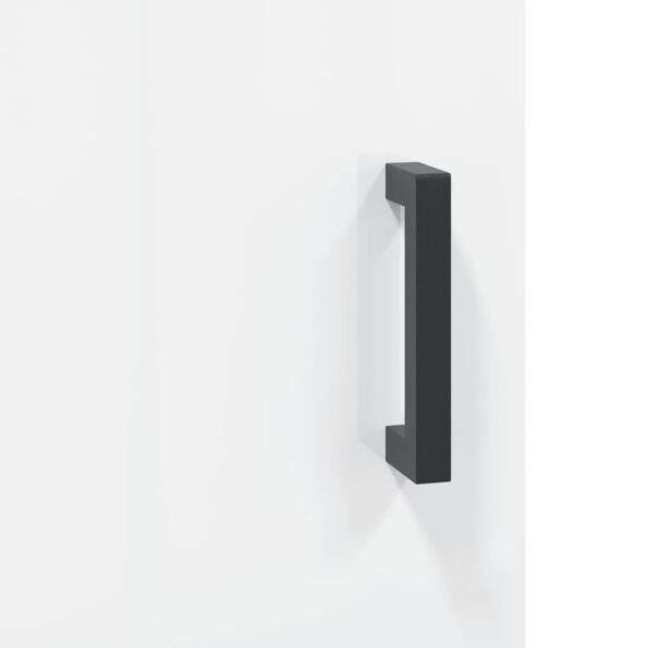 vidaXL Stôl lesklý biely 140x50x75 cm spracované drevo – Obrázok 9