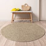 vidaXL Koberec ZIZUR 90 cm, jutový vzhľad, interiér a exteriér