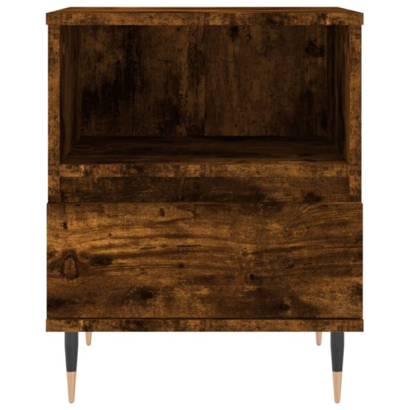 vidaXL Nočný stolík dymový dub 40x35x50 cm kompozitné drevo – Obrázok 5