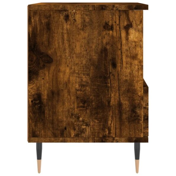 vidaXL Nočný stolík dymový dub 40x35x50 cm kompozitné drevo – Obrázok 7