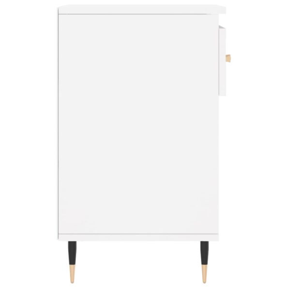 vidaXL Botník biely 102x36x60 cm spracované drevo – Obrázok 7