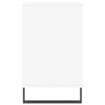 vidaXL Botník biely 102x36x60 cm spracované drevo – Obrázok 5
