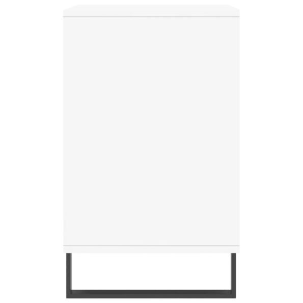 vidaXL Botník biely 102x36x60 cm spracované drevo – Obrázok 5