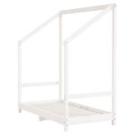 vidaXL Rám detskej postele biely 70x140 cm masívna borovica – Obrázok 3