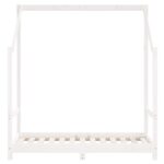 vidaXL Rám detskej postele biely 70x140 cm masívna borovica – Obrázok 4