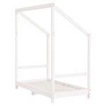 vidaXL Rám detskej postele biely 70x140 cm masívna borovica – Obrázok 6