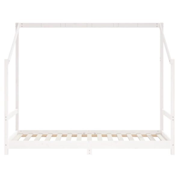 vidaXL Rám detskej postele biely 90x190 cm masívna borovica – Obrázok 4