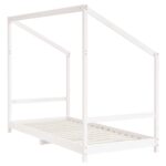 vidaXL Rám detskej postele biely 90x190 cm masívna borovica – Obrázok 6