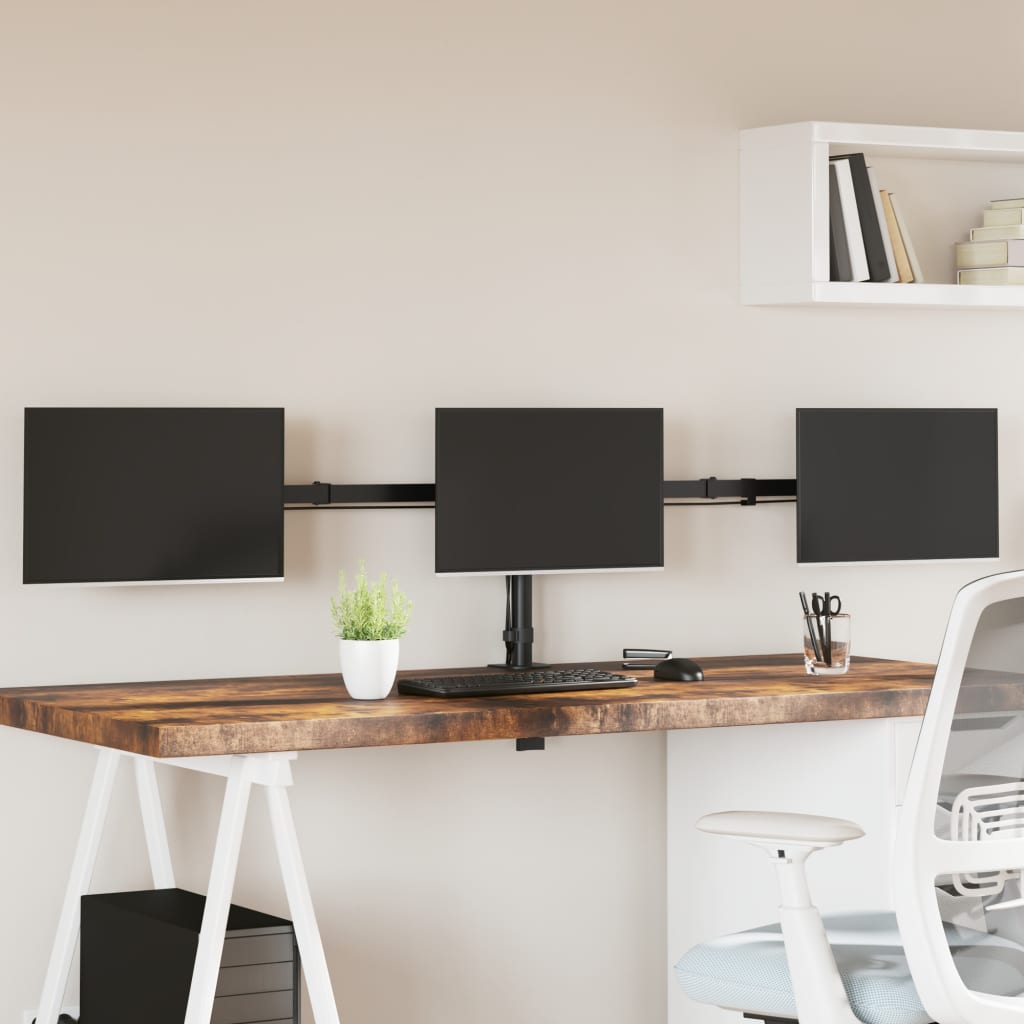 VXL8721012116481_m_en_hd_1.jpg vidaXL Držiak na tri monitory čierny oceľový VESA 75/100 mm – Obrázok 1