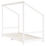 vidaXL Rám detskej postele biely 2x(90x200) cm masívna borovica – Obrázok 7