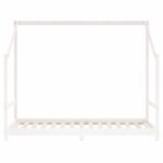 vidaXL Rám detskej postele biely 2x(90x190) cm masívna borovica – Obrázok 6