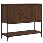 vidaXL Komoda hnedý dub 100x36x85 cm kompozitné drevo – Obrázok 2