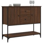 vidaXL Komoda hnedý dub 100x36x85 cm kompozitné drevo – Obrázok 3