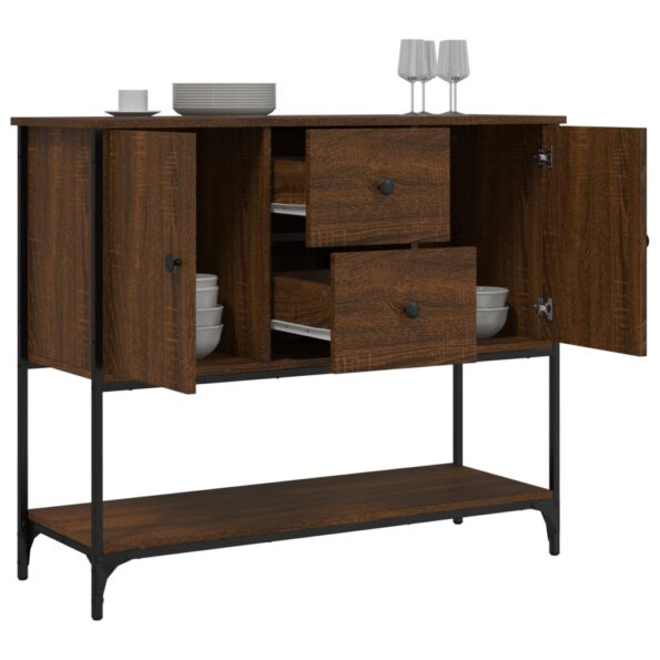 vidaXL Komoda hnedý dub 100x36x85 cm kompozitné drevo – Obrázok 4
