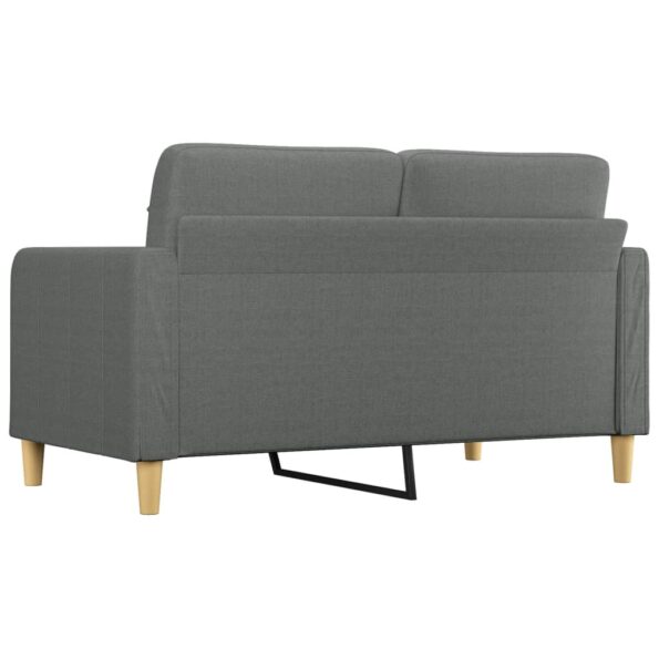 vidaXL 2-miestna pohovka tmavosivá 140 cm látka – Obrázok 5