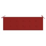 vidaXL Podložka na záhradnú lavičku 150x50x3 cm, oxfordská látka – Obrázok 3