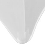 vidaXL Naťahovací návlek na stôl, 2 ks, 183x76x74 cm, biely – Obrázok 5