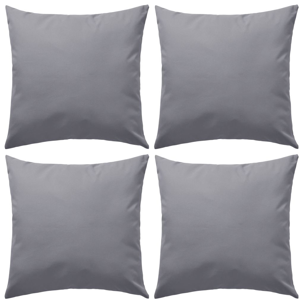 VXL8718475517290_a_en_hd_1.jpg vidaXL Vankúše do exteriéru 4 ks 45x45 cm sivé – Obrázok 1