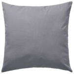 vidaXL Vankúše do exteriéru 4 ks 45x45 cm sivé – Obrázok 3