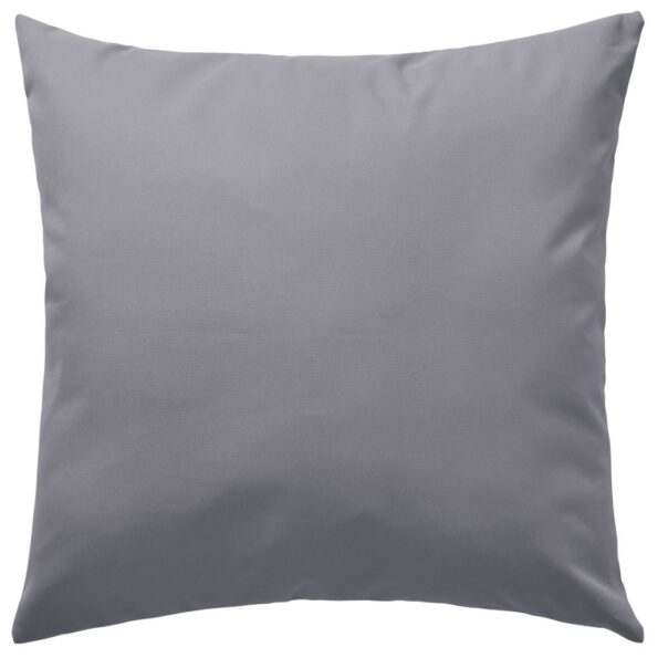 vidaXL Vankúše do exteriéru 4 ks 45x45 cm sivé – Obrázok 3