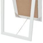 vidaXL Samostatne stojace zrkadlo v barokovom štýle 160x40 cm, biele – Obrázok 6